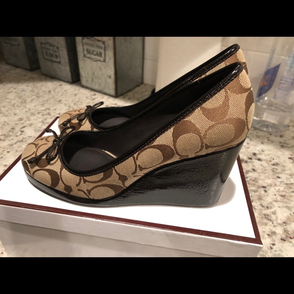 Coach wedges